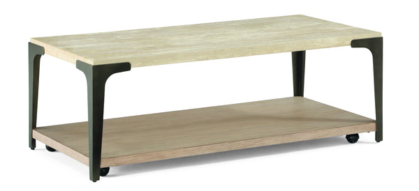 Omni Rectangular Coffee Table with Casters