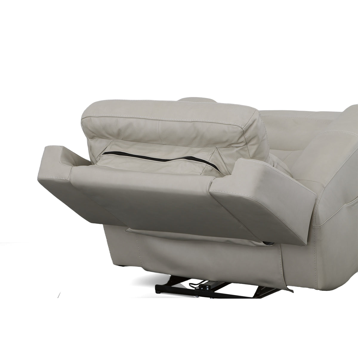 Barnett Power Recliner with Power Headrest & Lumbar
