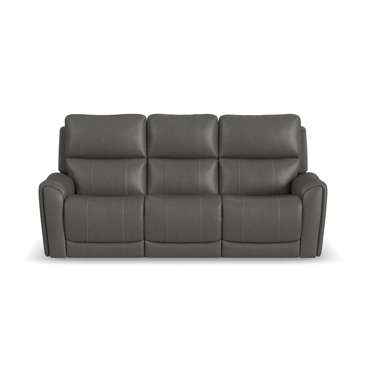 Power Reclining Sofa with Console & Power Headrests & Lumbar