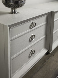 Zeitgeist White Drawer Hall Chest