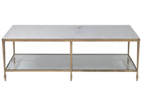 Sashay Gold Rectangular Cocktail Table