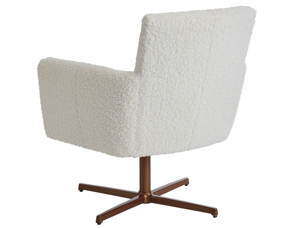 Brooks Swivel Chair - Calais Brass
