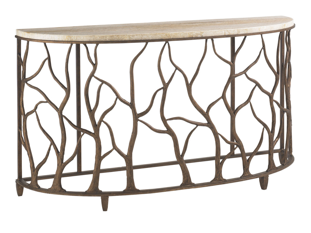 Bannister Garden Console Table