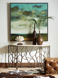 Bannister Garden Console Table
