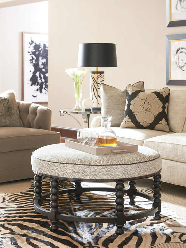 Naples Cocktail Ottoman