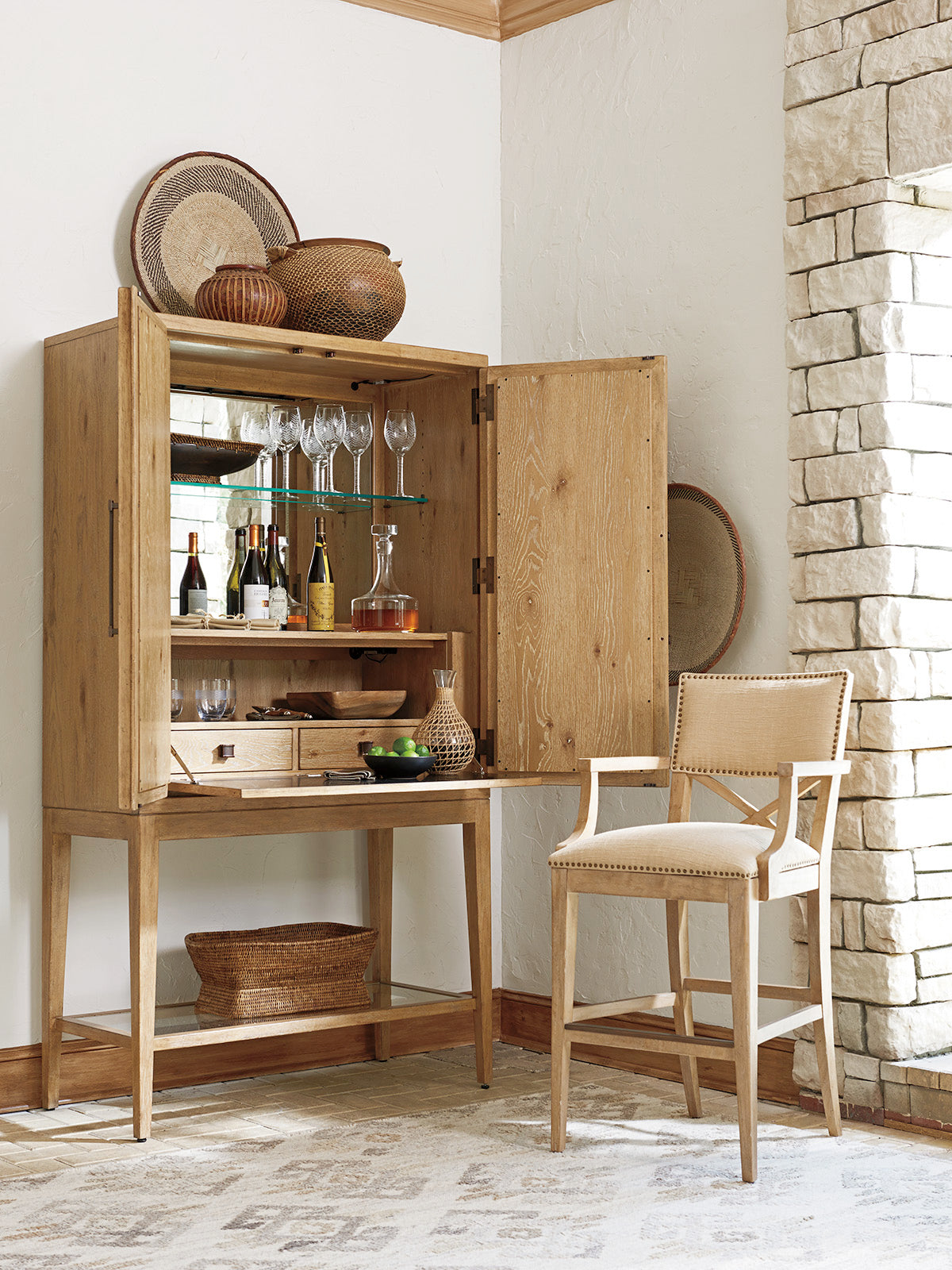 Cameroon Bar Cabinet