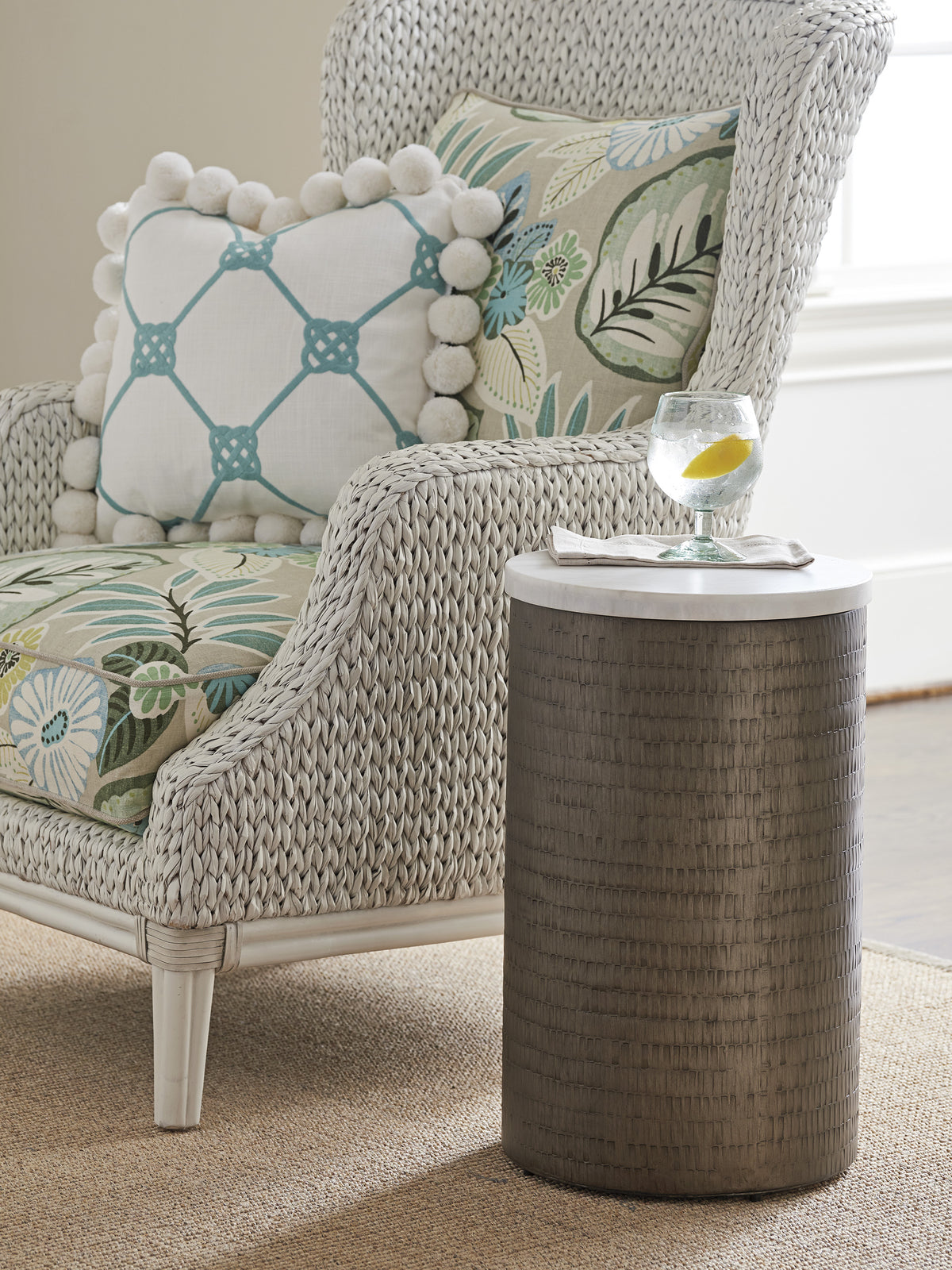 Turnberry Round Chairside Table