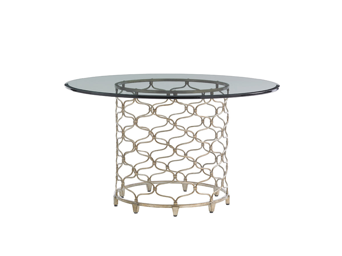Bollinger Round Dining Table With 54 Inch Glass Top