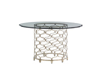 Bollinger Round Dining Table With 54 Inch Glass Top