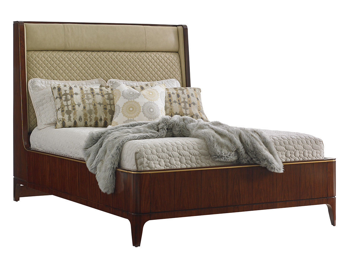 Empire Upholstered Platform Bed 5/0 Queen