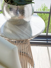Martini Stainless Accent Table