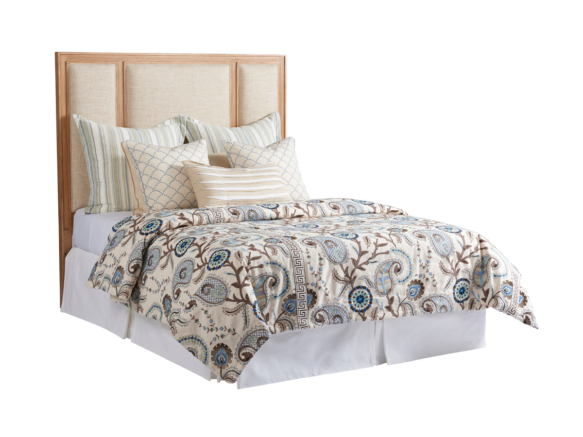 Crystal Cove Upholstered Panel Headboard Queen