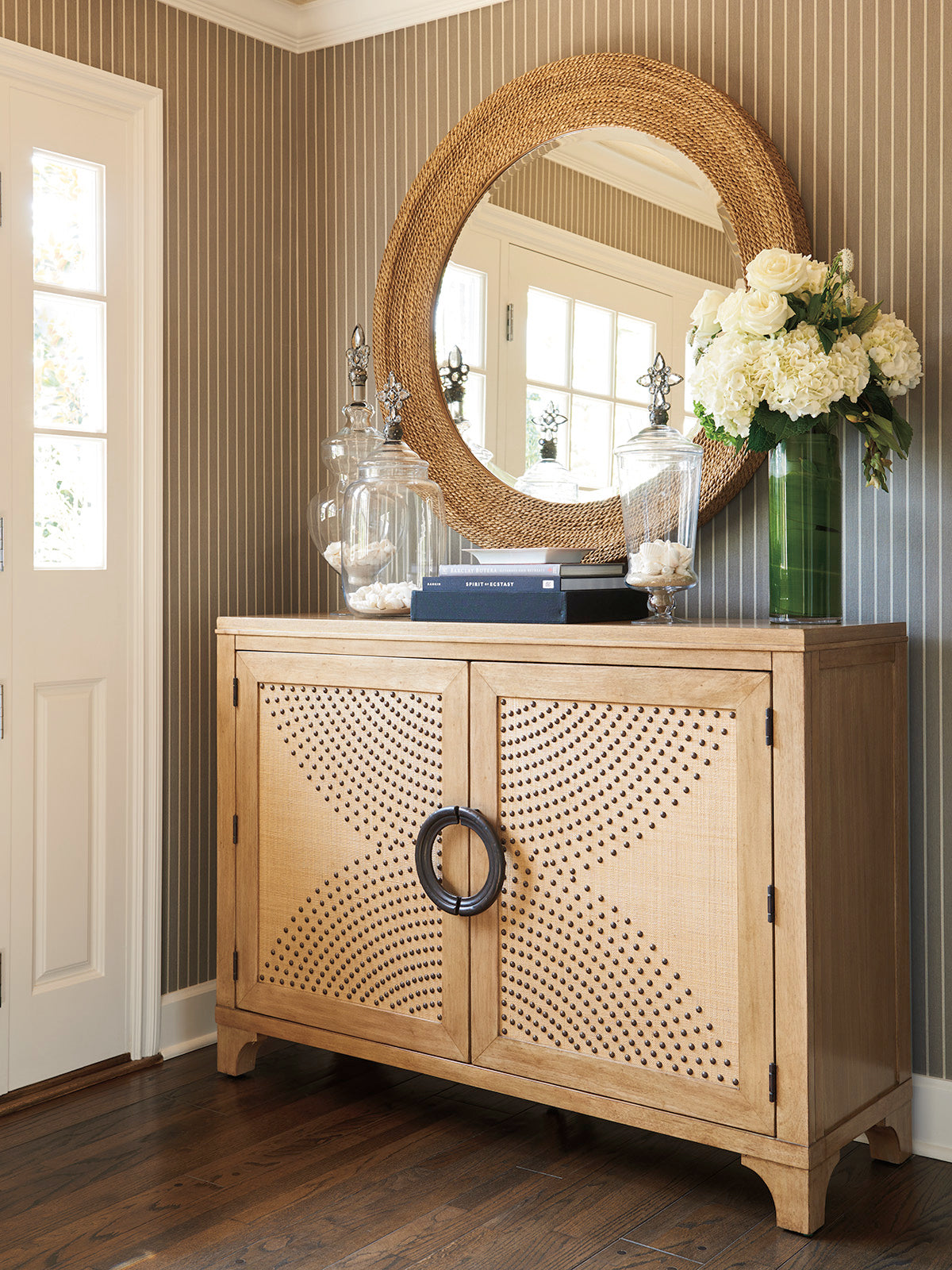 Lido Isle Nailhead Hall Chest