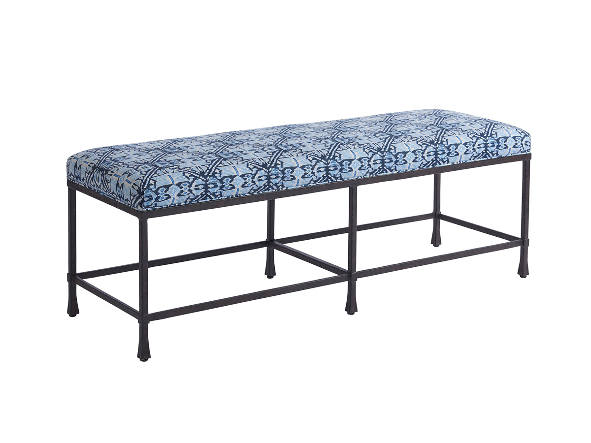 Ruby Red Bed Bench