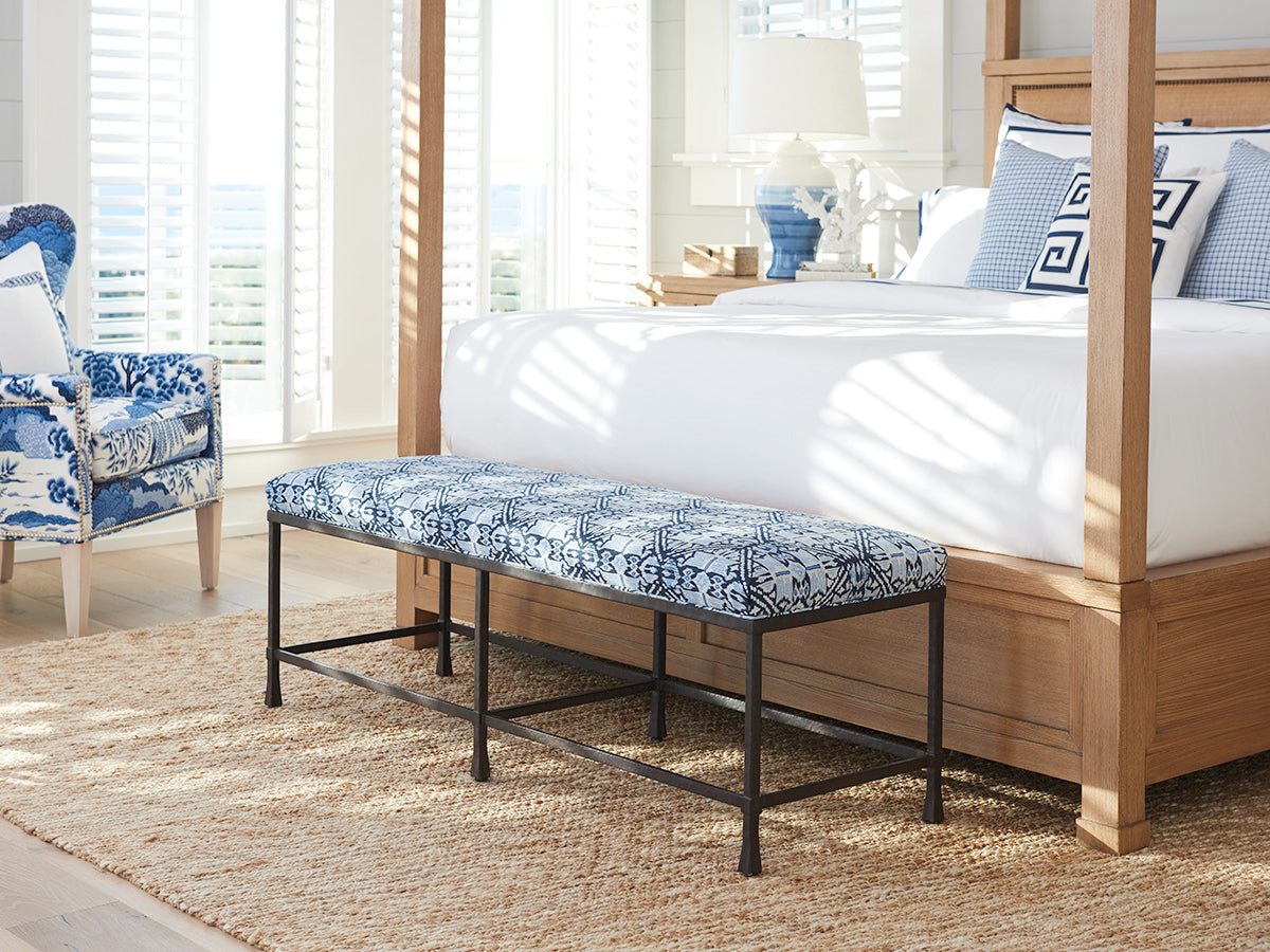 Ruby Red Bed Bench