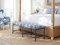 Ruby Red Bed Bench