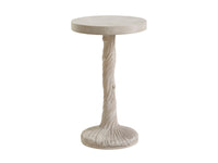 Saddle Peak Round Accent Table