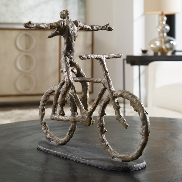 Uttermost Freedom Rider Metal Figurine