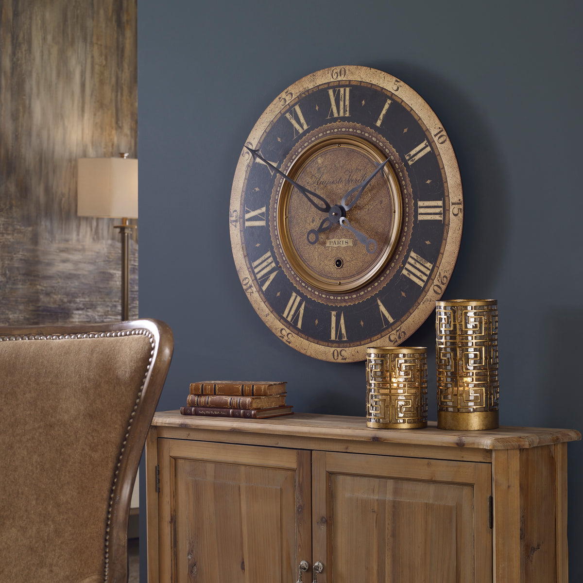 Uttermost Auguste Verdier 27" Wall Clock