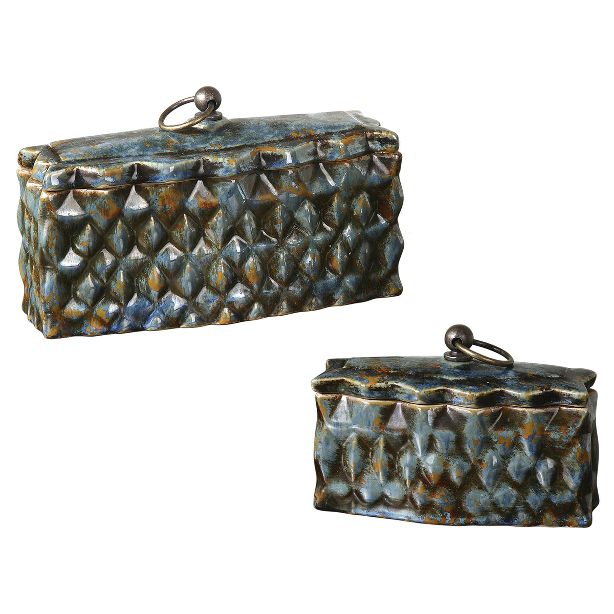 Uttermost Neelab Ceramic Containers, Set/2