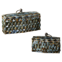 Uttermost Neelab Ceramic Containers, Set/2