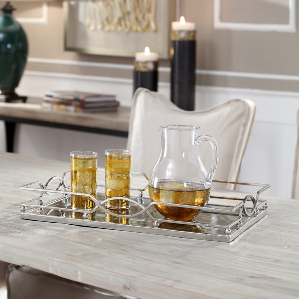 Uttermost Eugenie Nickel Tray