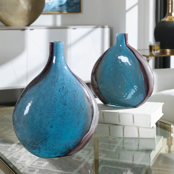 Uttermost Adrie Art Glass Vases, S/2