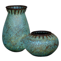 Uttermost Bisbee Turquoise Vases, S/2