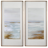 Uttermost Coastline Framed Prints, S/2