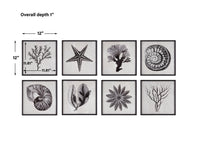 Uttermost Sea Living Framed Prints, S/8