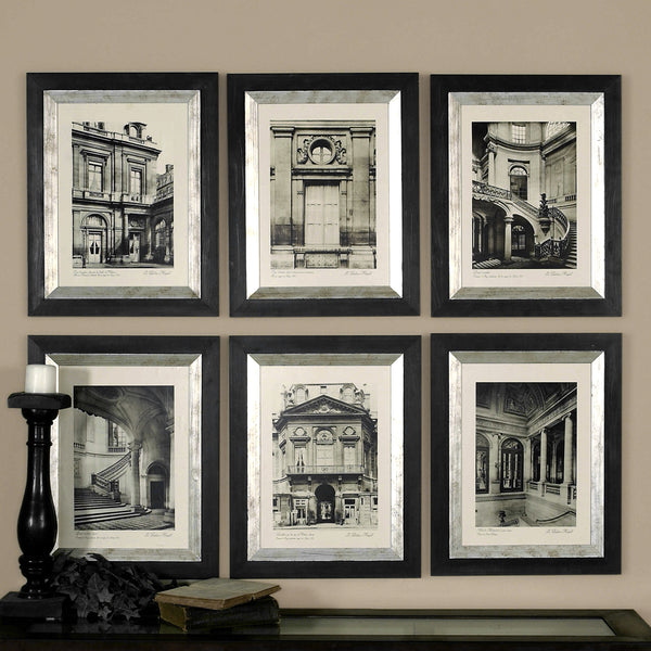 Uttermost Paris Scene Framed Art Set/6