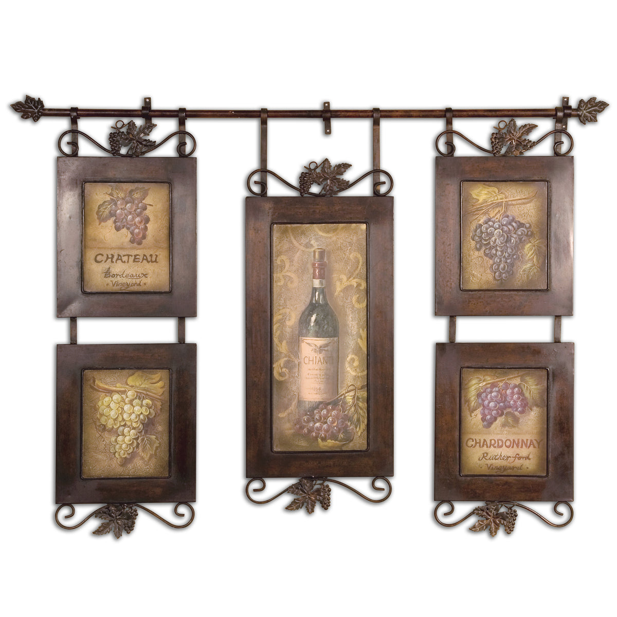 Uttermost Hanging Wine Framed Art