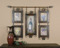 Uttermost Hanging Wine Framed Art