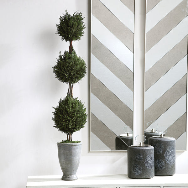 Uttermost Cypress Triple Topiary