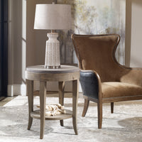 Uttermost Deka Round Side Table