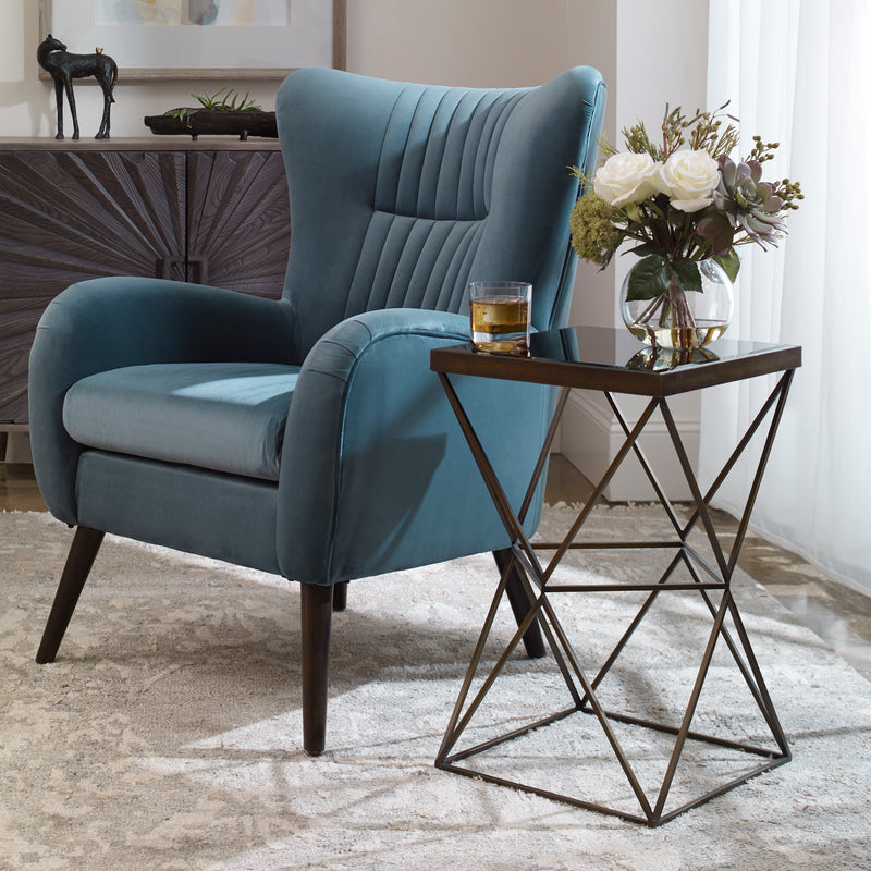 Uttermost Uberto Caged Frame Accent Table
