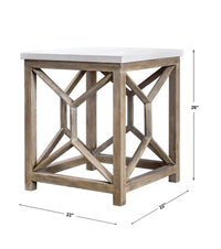 Uttermost Catali Stone End Table