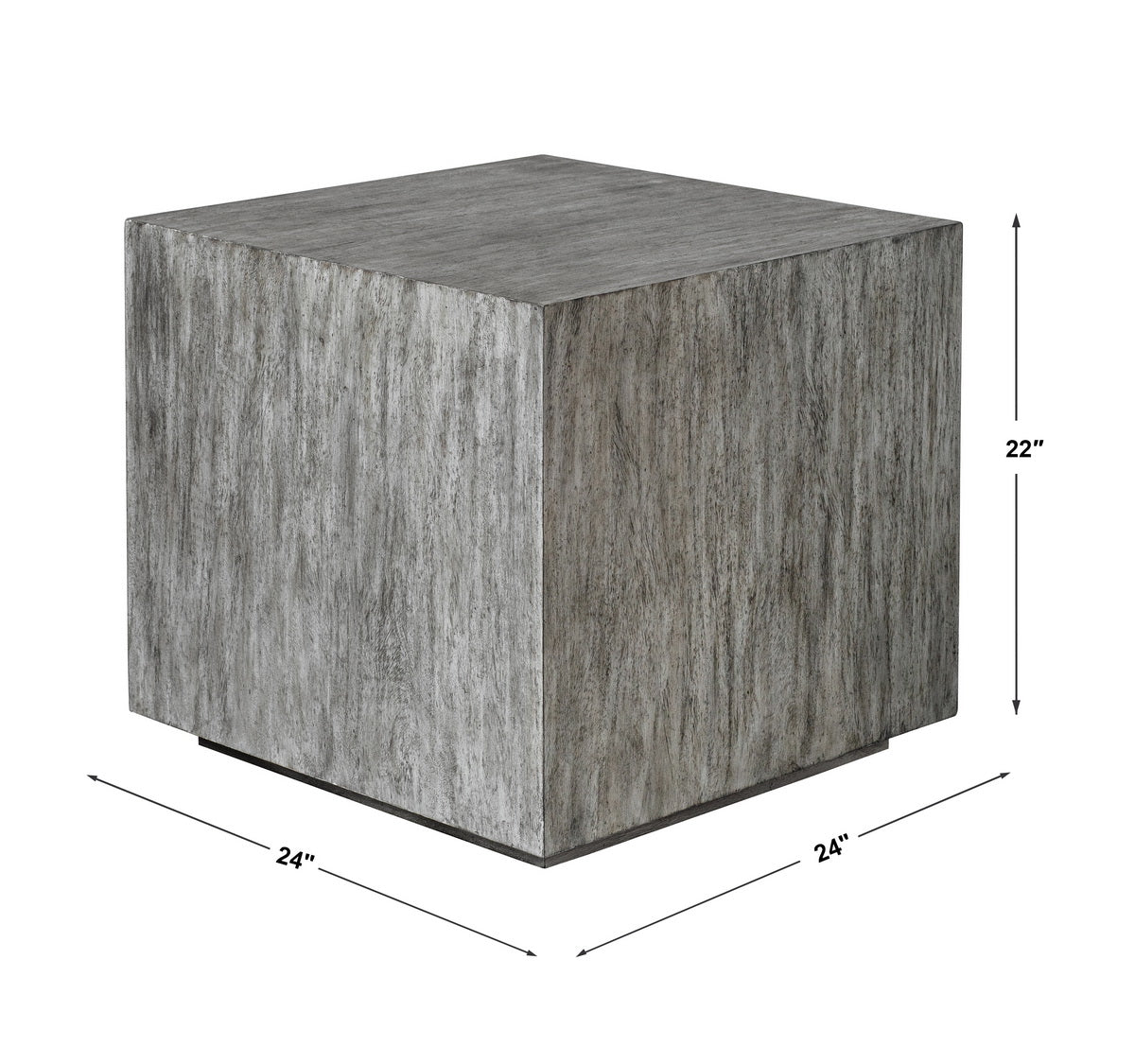 Uttermost Kareem Modern Gray Side Table