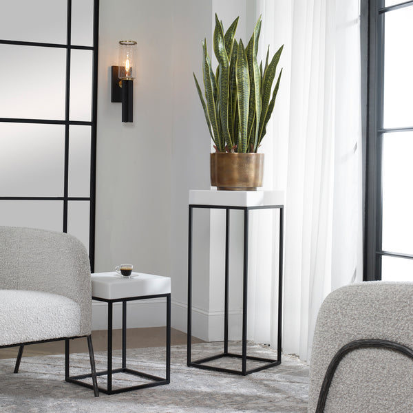 Uttermost Gambia Marble Accent Table