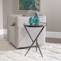 Uttermost Absalom Round Accent Table