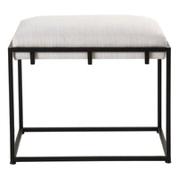 Uttermost Paradox White Small Bench