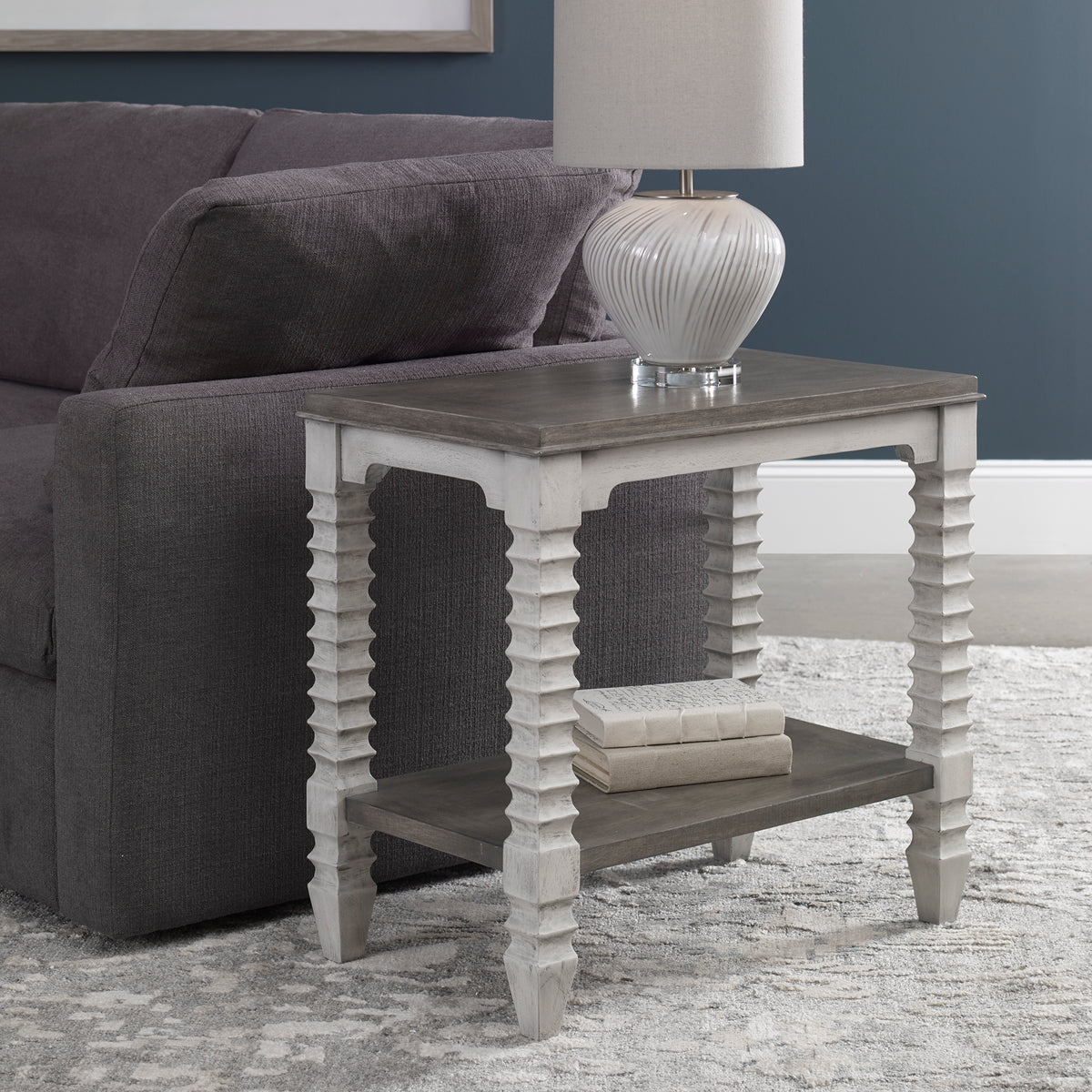 Uttermost Calypso Farmhouse Side Table