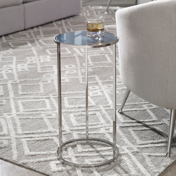 Uttermost Whirl Round Drink Table