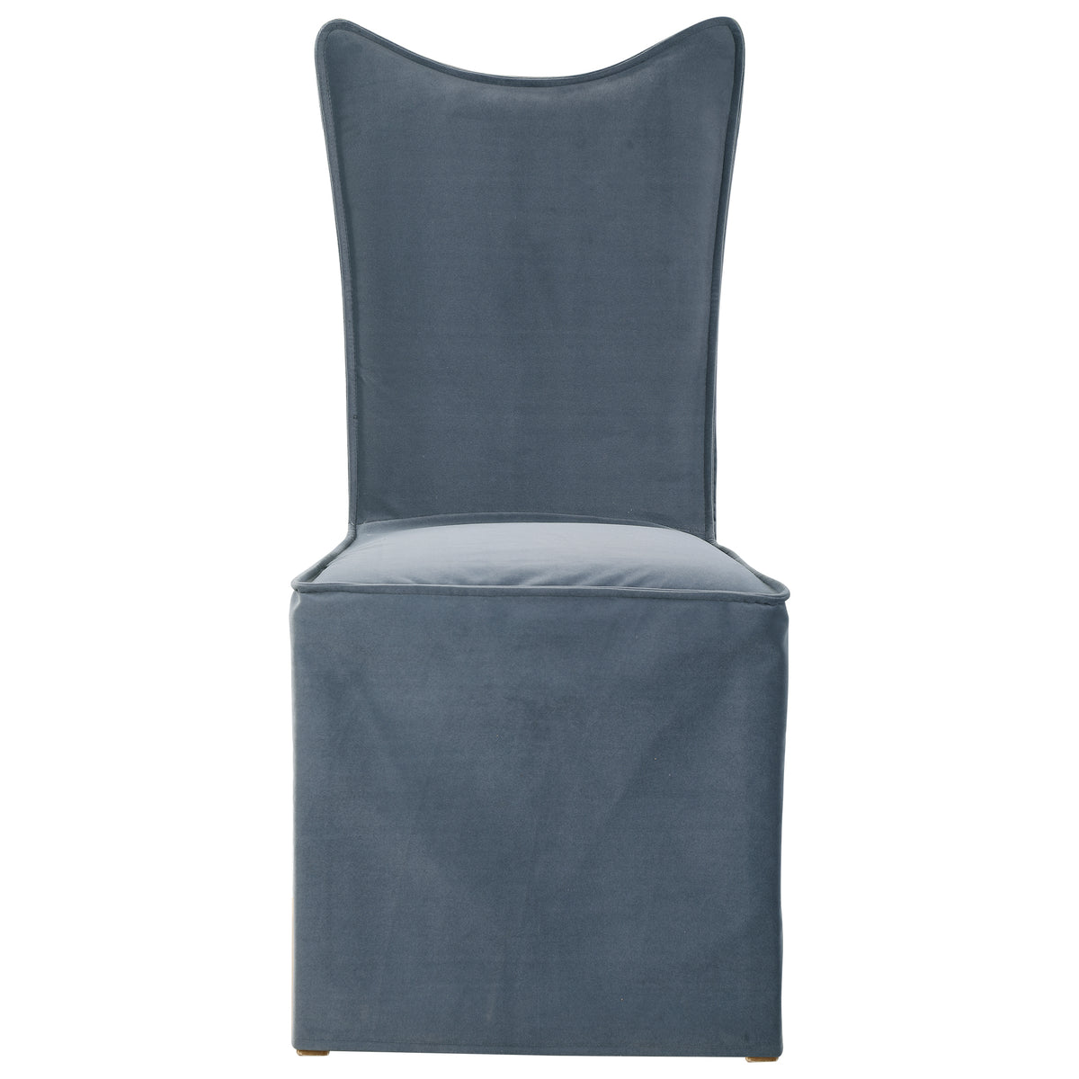 Uttermost Delroy Armless Chair, Gray, Set Of 2