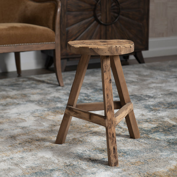 Uttermost Paddock Rustic Accent Stool