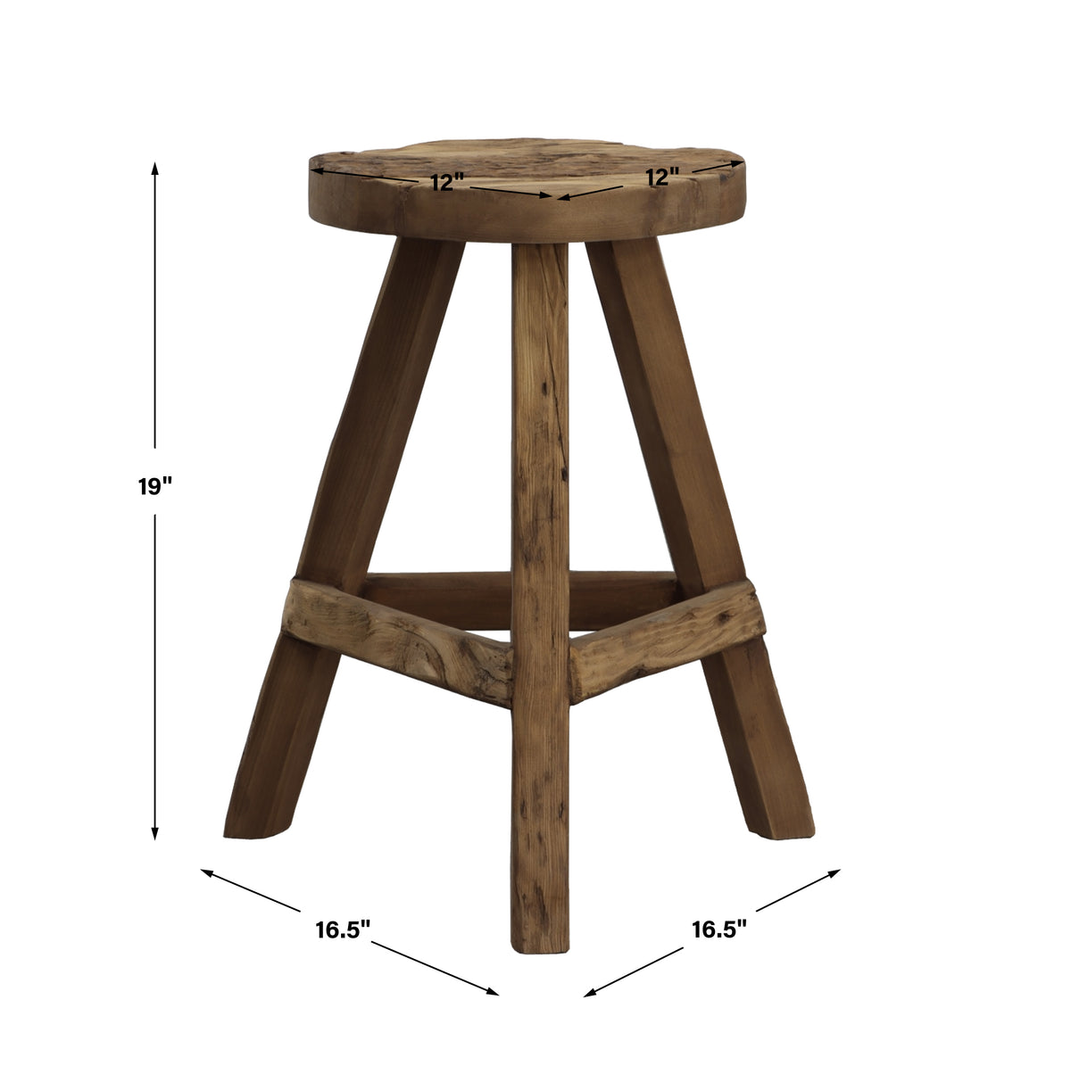 Uttermost Paddock Rustic Accent Stool