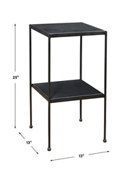 Uttermost Sherwood Square Marble Accent Table