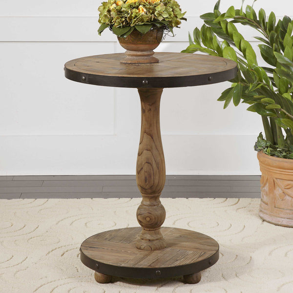 Uttermost Kumberlin Wooden Round Table