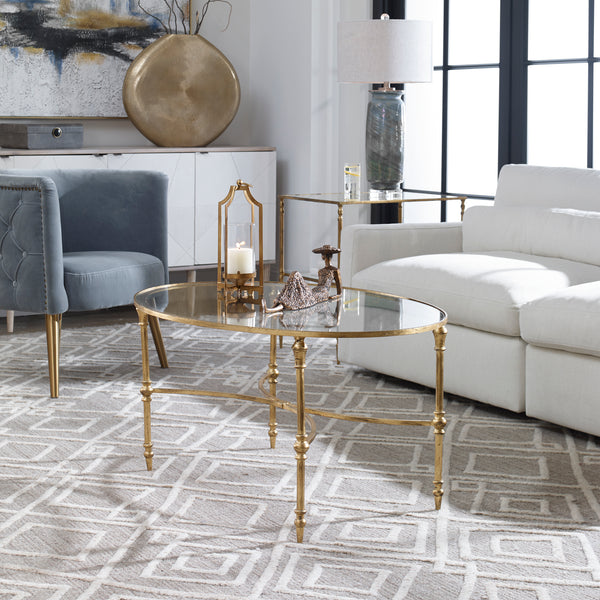 Uttermost Vitya Glass Coffee Table