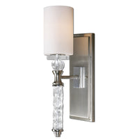 Uttermost Campania 1 Light Carved Glass Sconce
